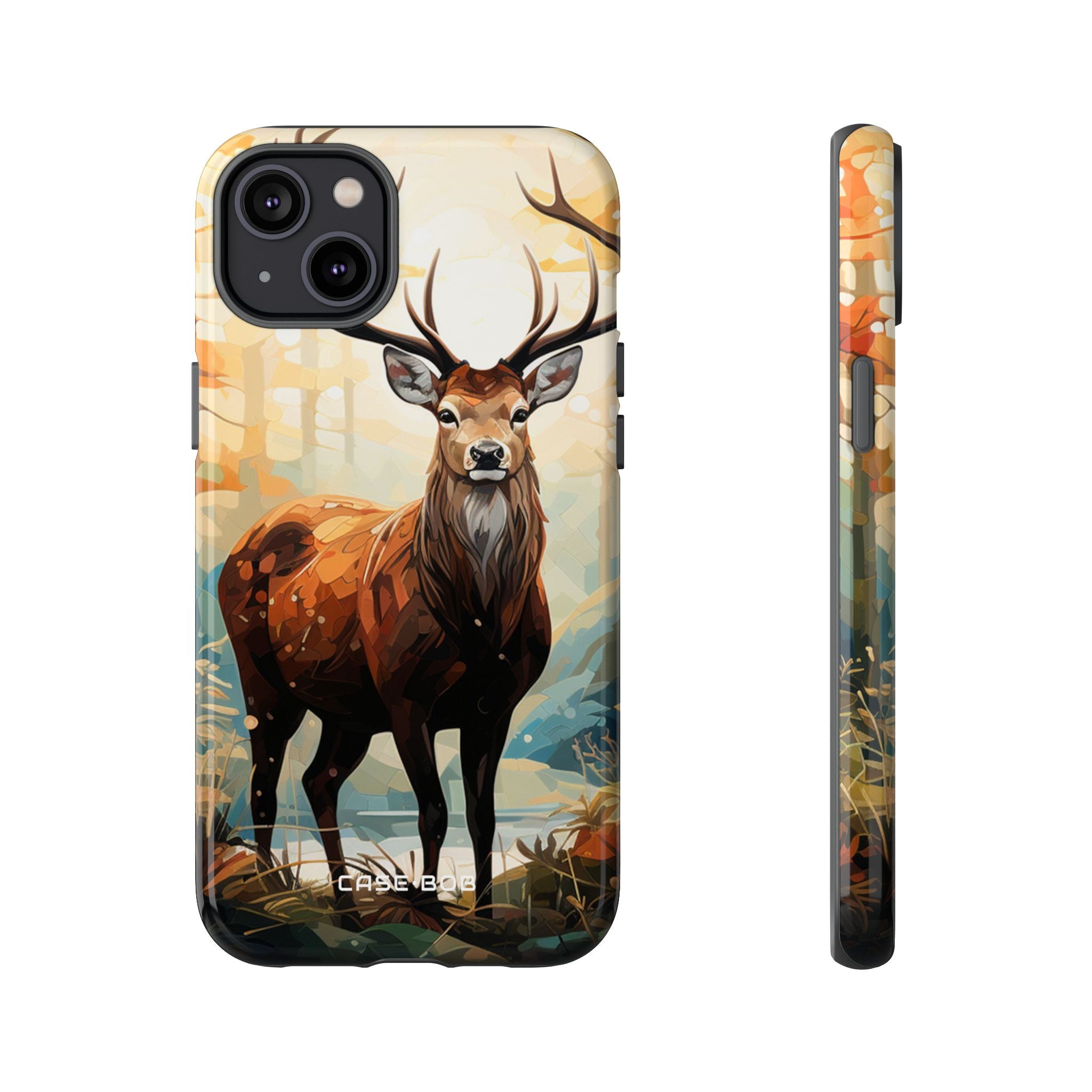 Glowing Stag iPhone 14 Plus Case - Tough