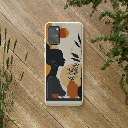 Modern Silhouette Tranquility | Biodegradable Phone Case