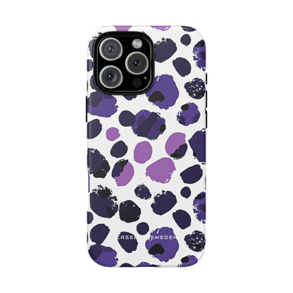 Purple Inkblots iPhone 16 - Tough Phone Case