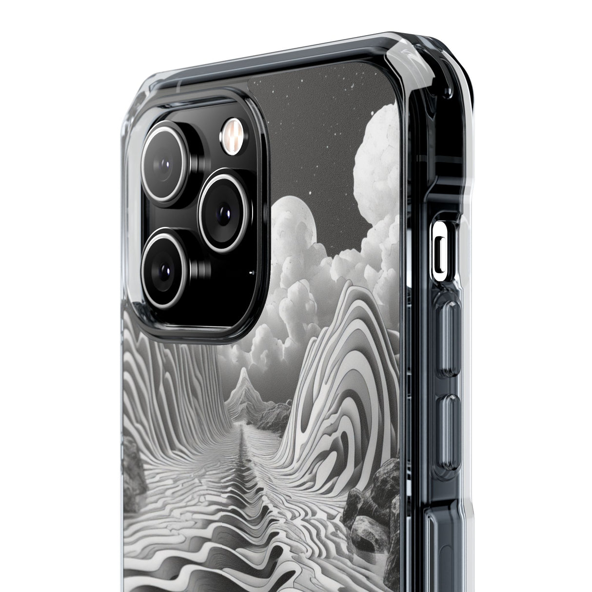 Ethereal Waves - Phone Case for iPhone (Clear Impact - Magnetic)