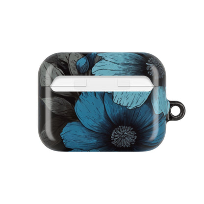 Blue Petal Bloom - AirPods Case