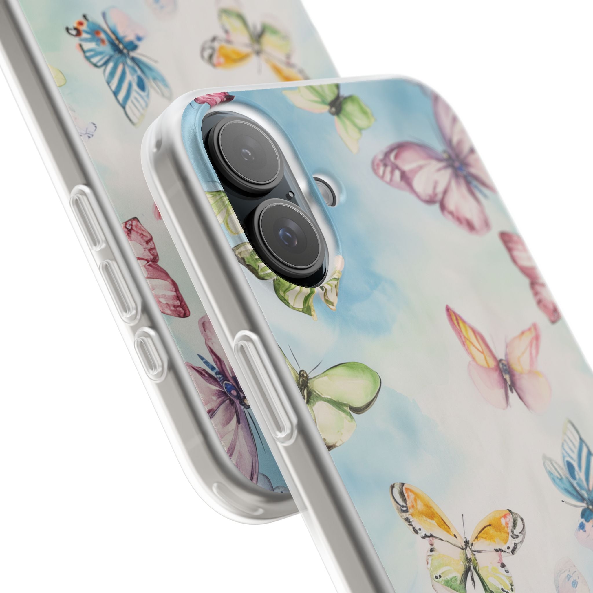 Watercolor Butterfly Bliss - Flexi iPhone 16 Phone Case