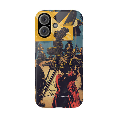 Golden Era Cinematic Spotlight iPhone 16 - Slim Phone Case