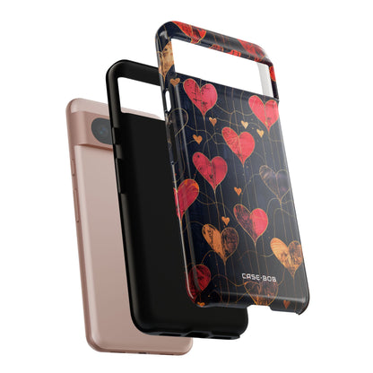 Golden Hearts Network Google Pixel 8 Case - Tough