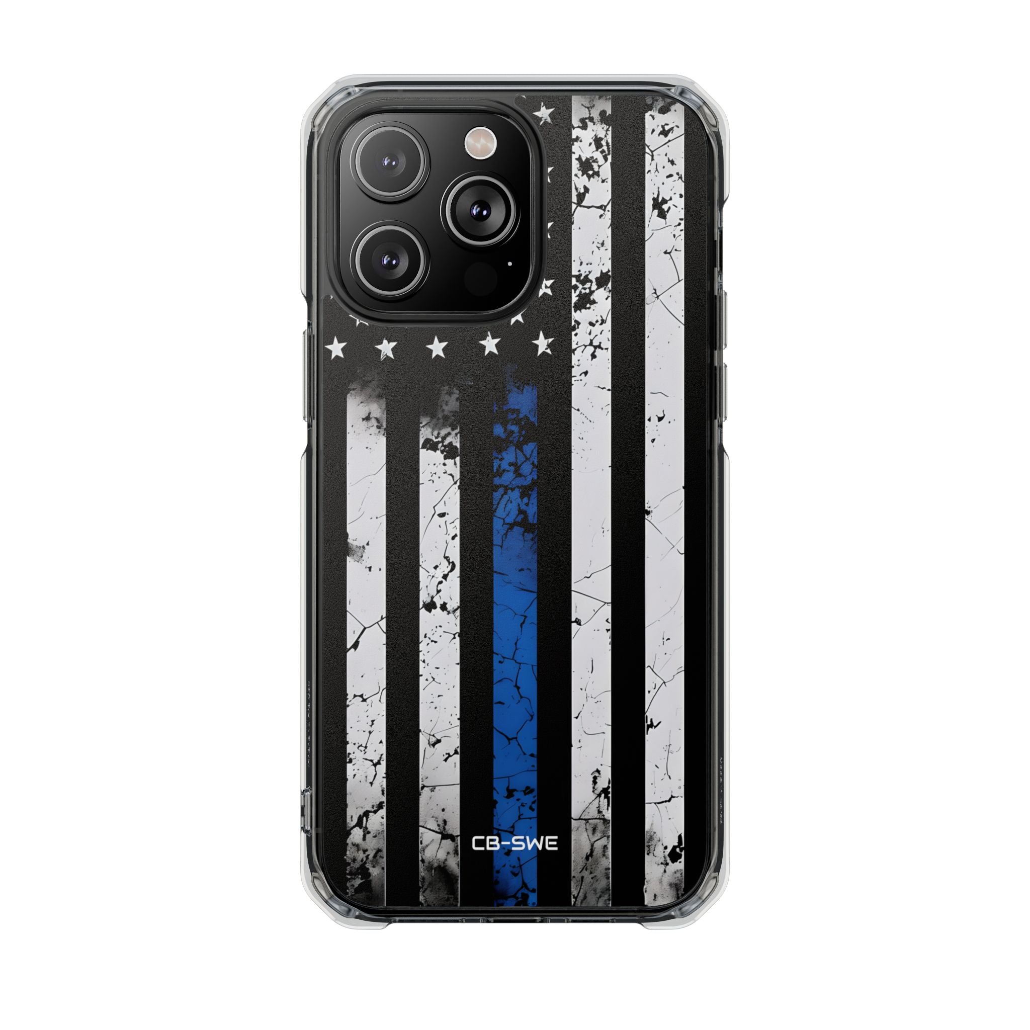 Modern Grunge Flag iPhone Case - Impact