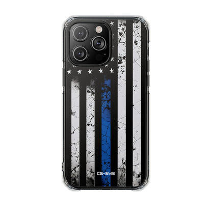 Modern Grunge Flag iPhone Case - Impact