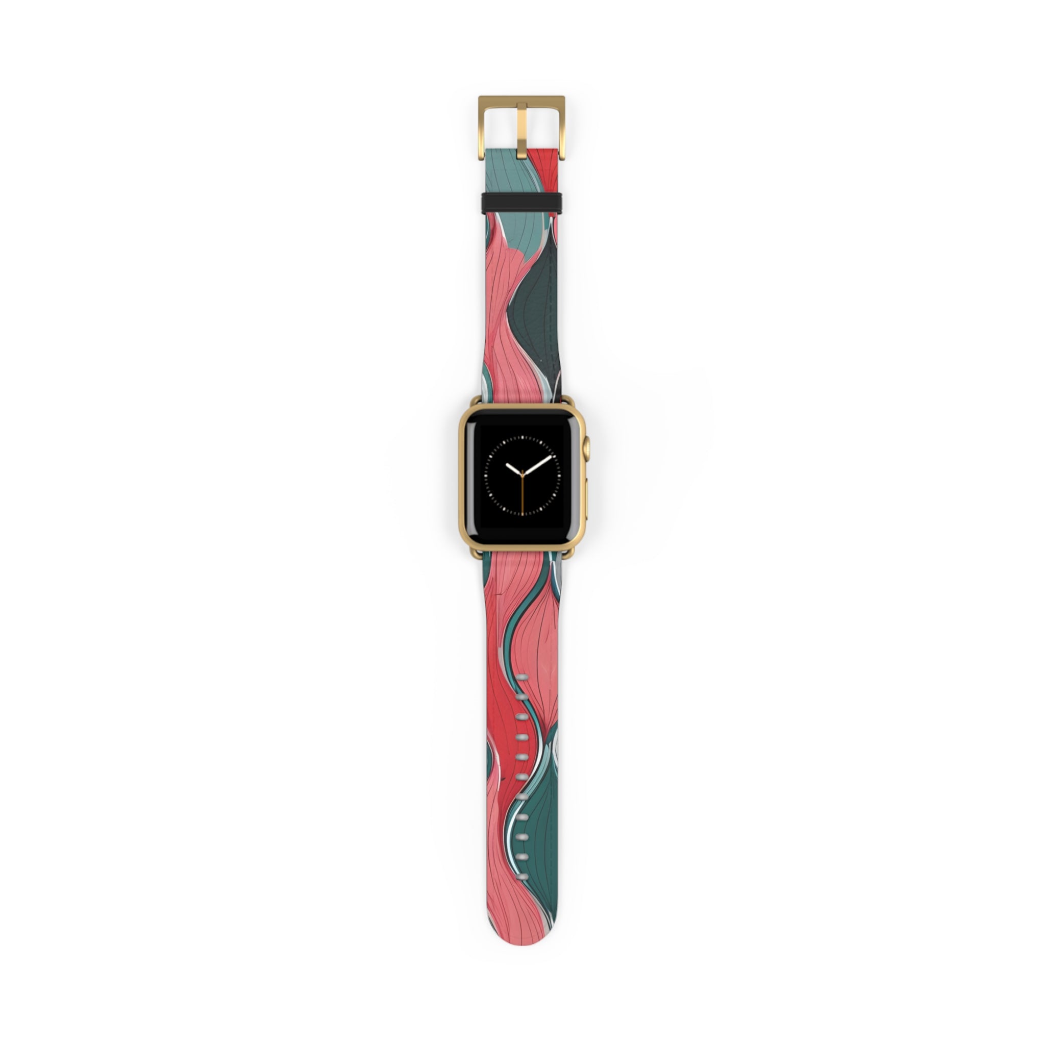 Leaf Spiral Pink - Watch Band