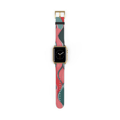 Leaf Spiral Pink - Watch Band