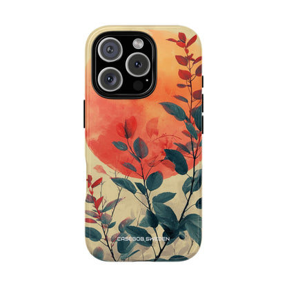 Orange Sun Harmony - Tough iPhone 16 Phone Case