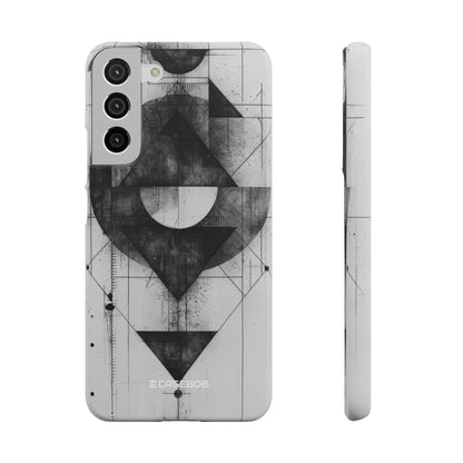 Monochrome Geometry | Slim Phone Case for Samsung