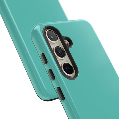 Teal Serenity: Minimalist Design - For Samsung S24