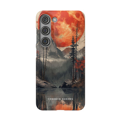 Celestial Glow Over Reflective Landscape Samsung S23 - Slim Phone Case