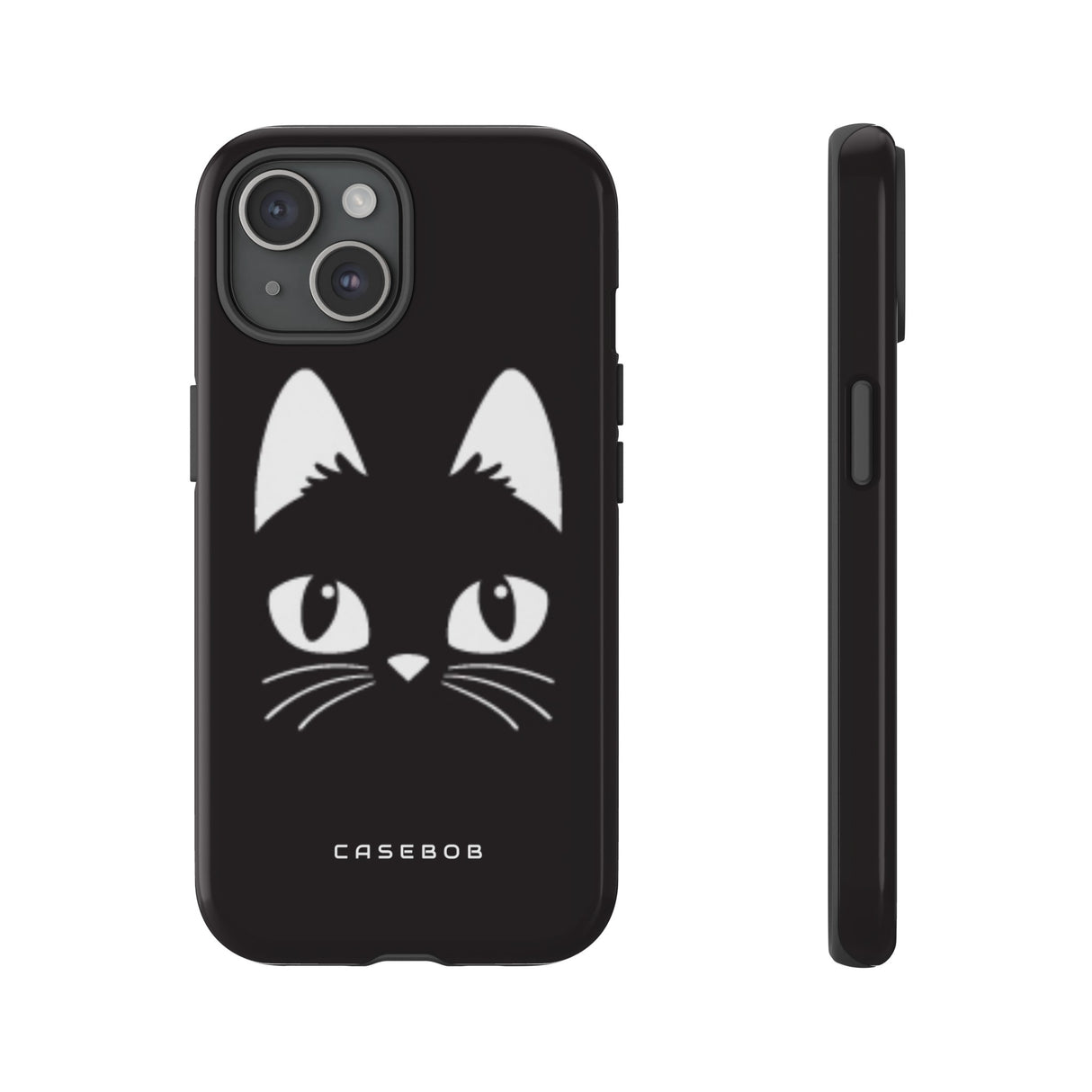 Cartoon Cat Icon - Protective Phone Case