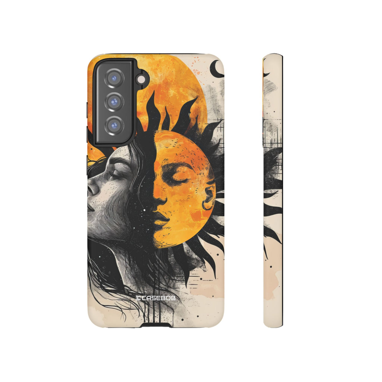 Sunlit Duality | Protective Phone Case for Samsung Galaxy