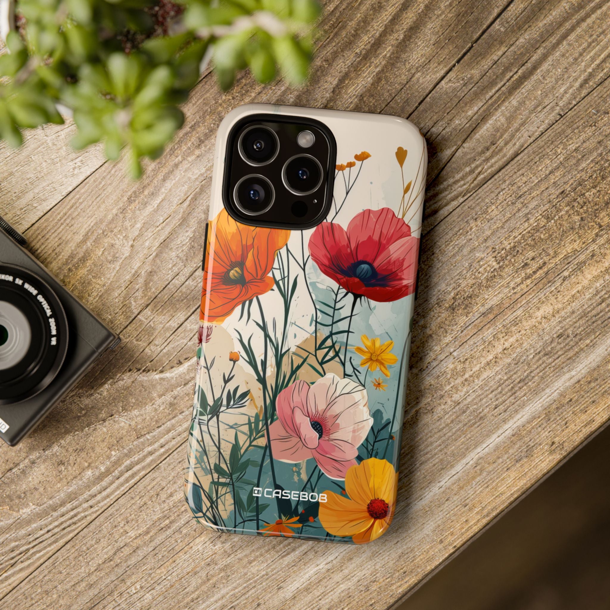 Whimsical Garden Watercolor Blooms - for iPhone 16