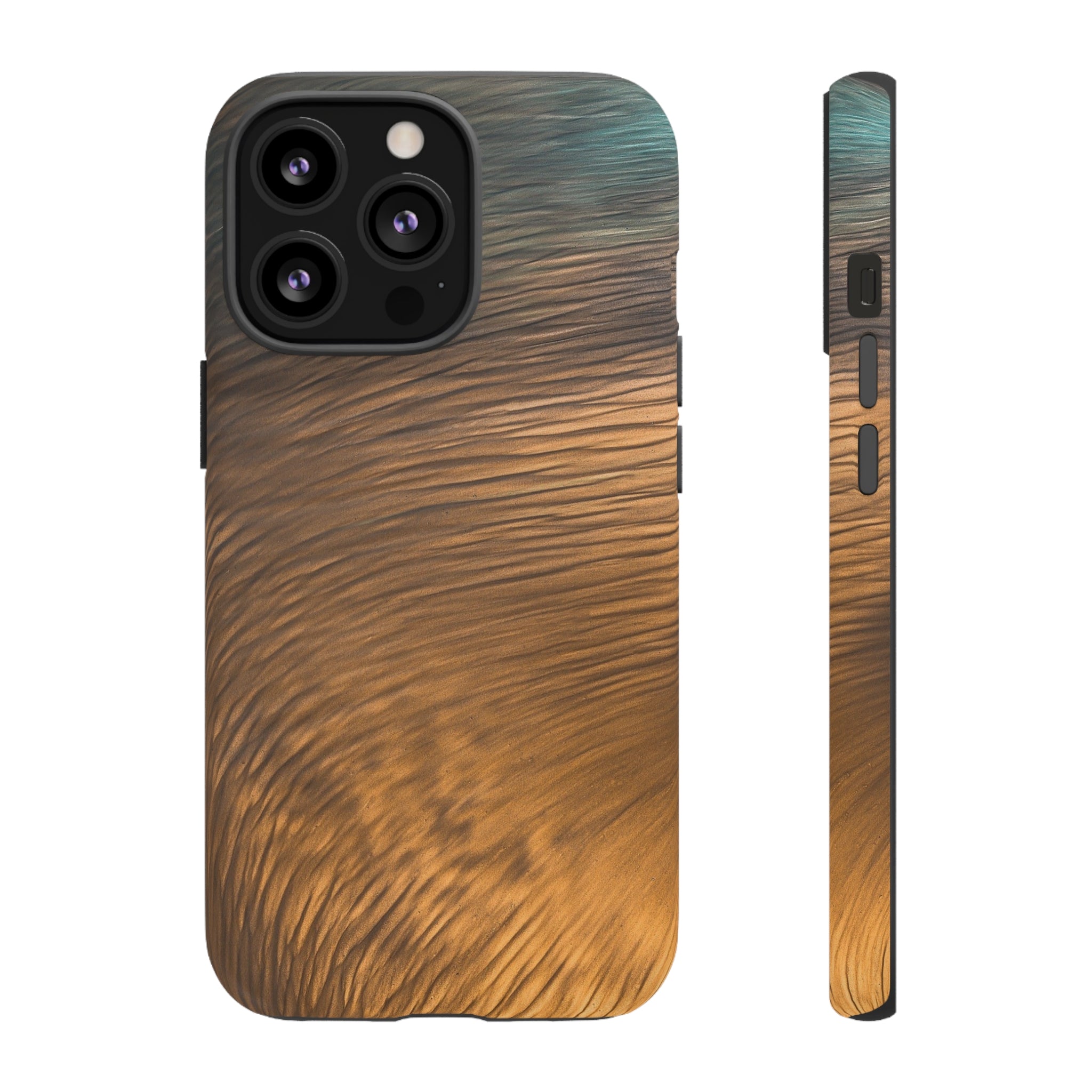 Golden Strokes Ink Art iPhone Case (Protective) iPhone 13 Pro Matte Phone Case