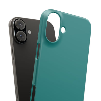 Dark Cyan iPhone 16 - Slim Phone Case