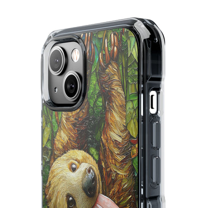 Sloth Hangs Playfully iPhone Case - Impact
