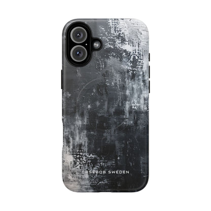 Textured Monochrome Blossom iPhone 16 | Tough+ Phone Case