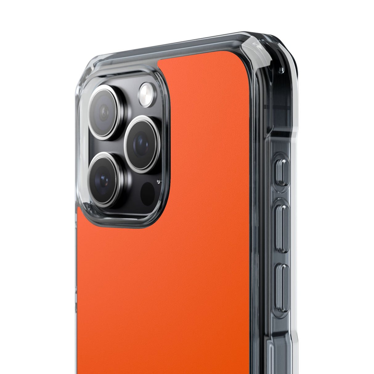 Orange Crayola | Handyhülle für iPhone (Clear Impact Case – magnetisch) 