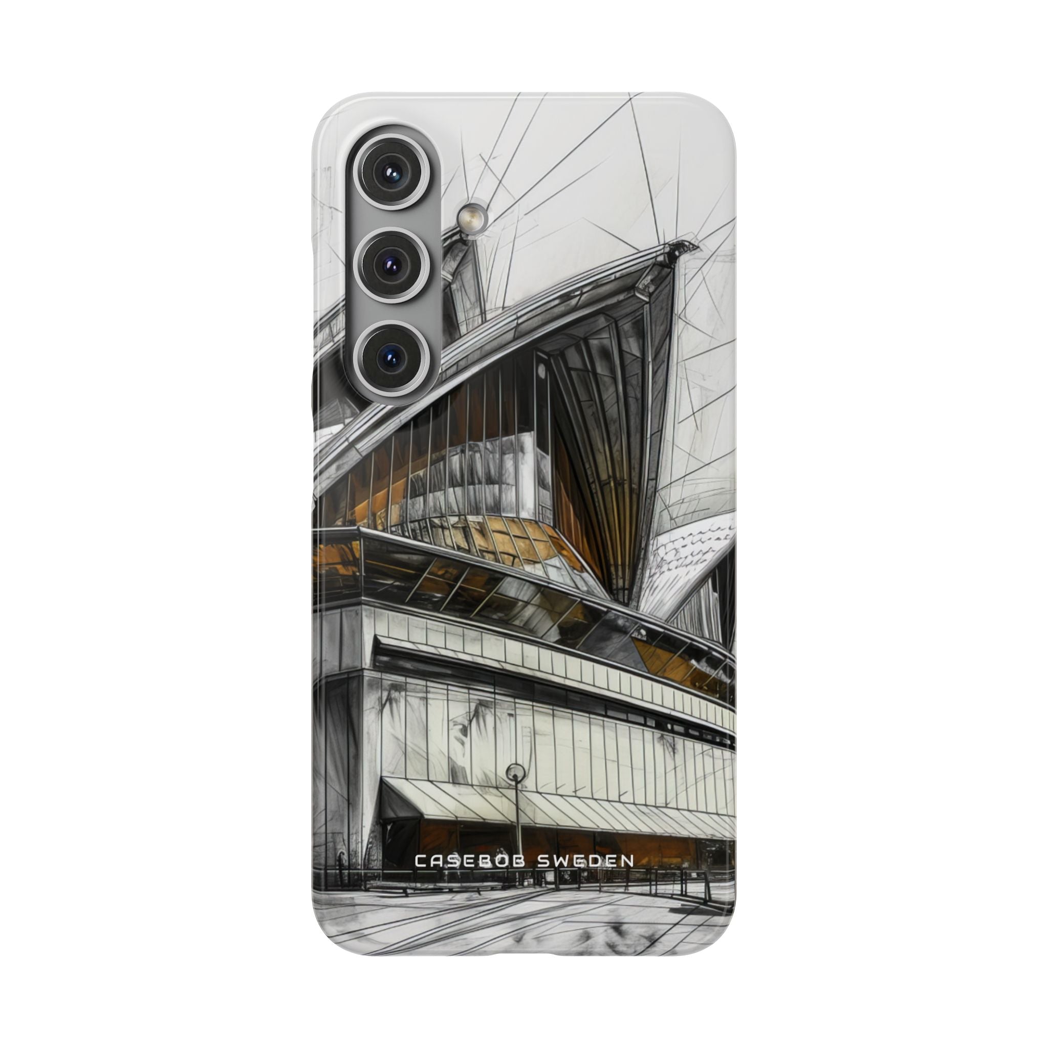 Architectural Curves in Line Formation Samsung S24 - Slim Phone Case