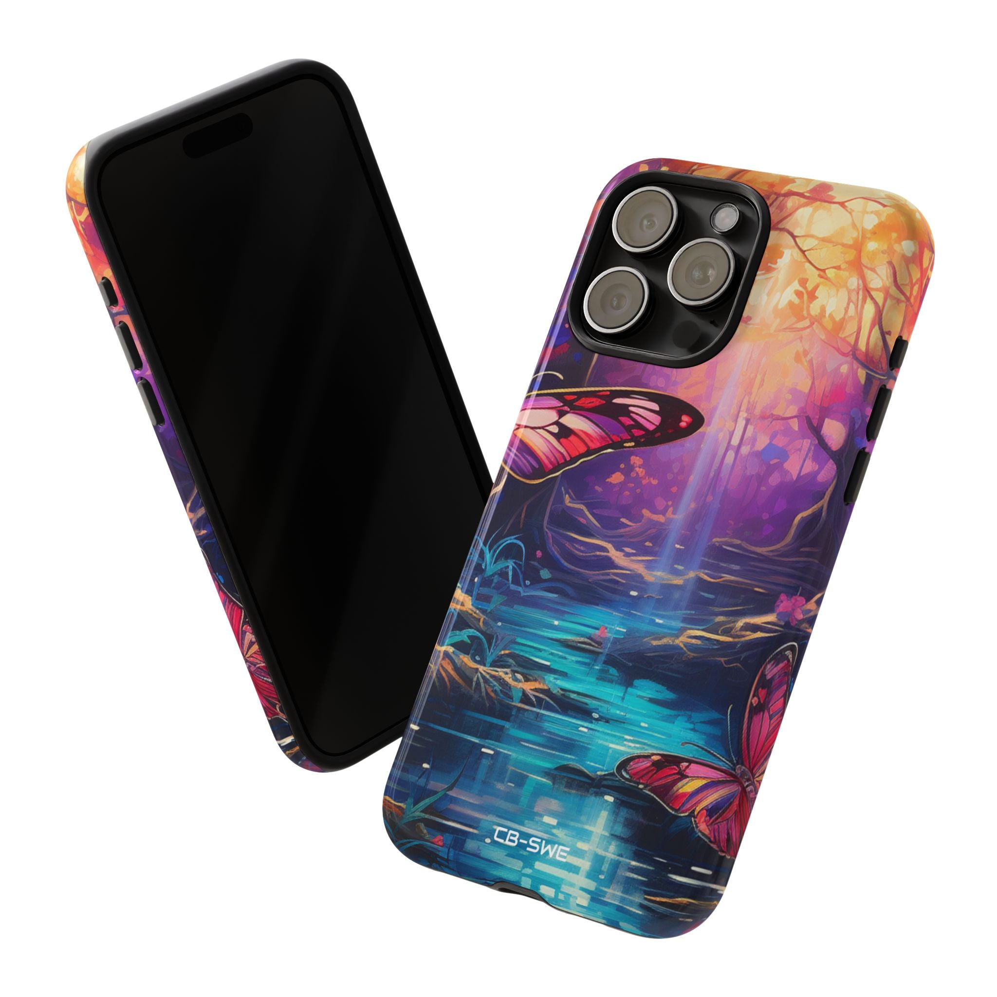 Enchanted Butterfly Forest - iPhone Case