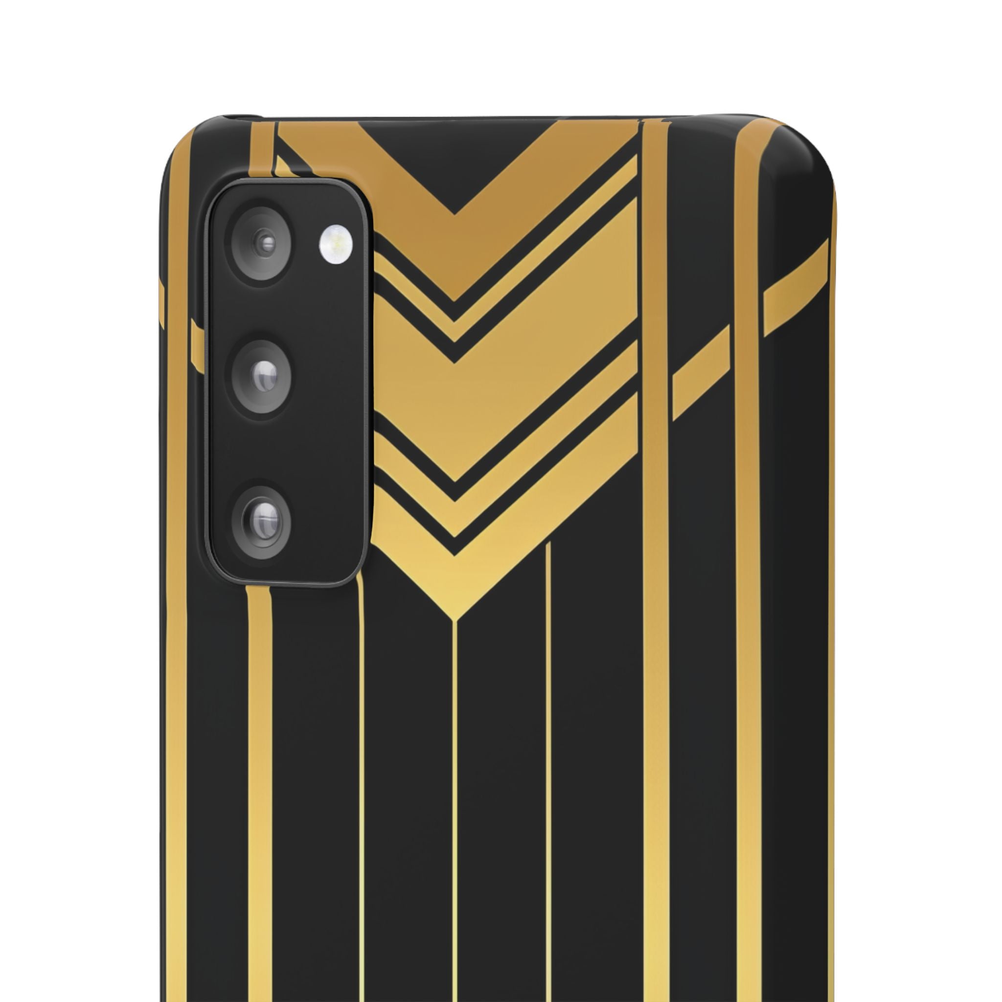 "Golden Art Deco Symmetry in Geometric Elegance" Samsung S20 - Slim Phone Case