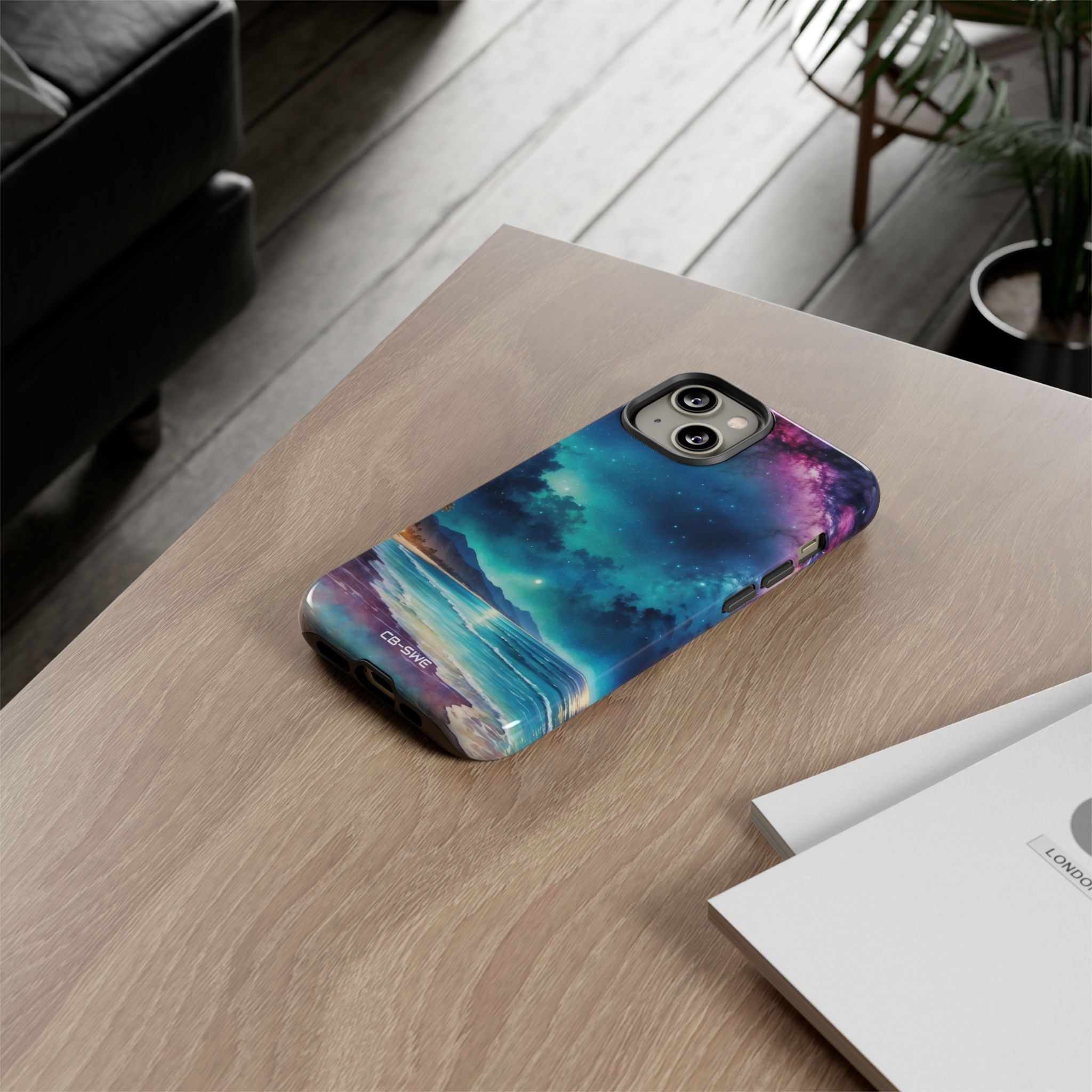 Waves Embrace Stars - iPhone Case