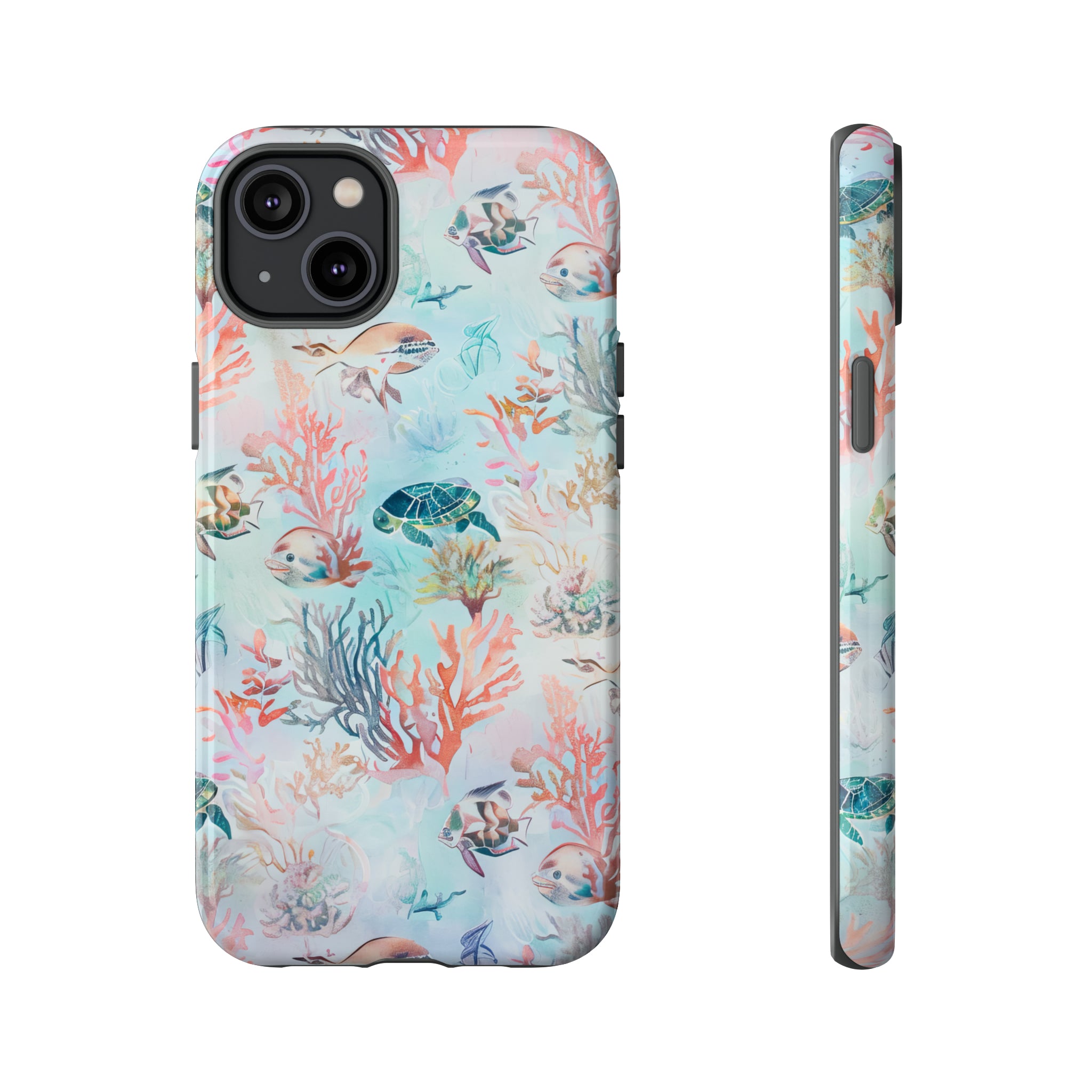 Pastel Underwater Serenade - Protective Phone Case