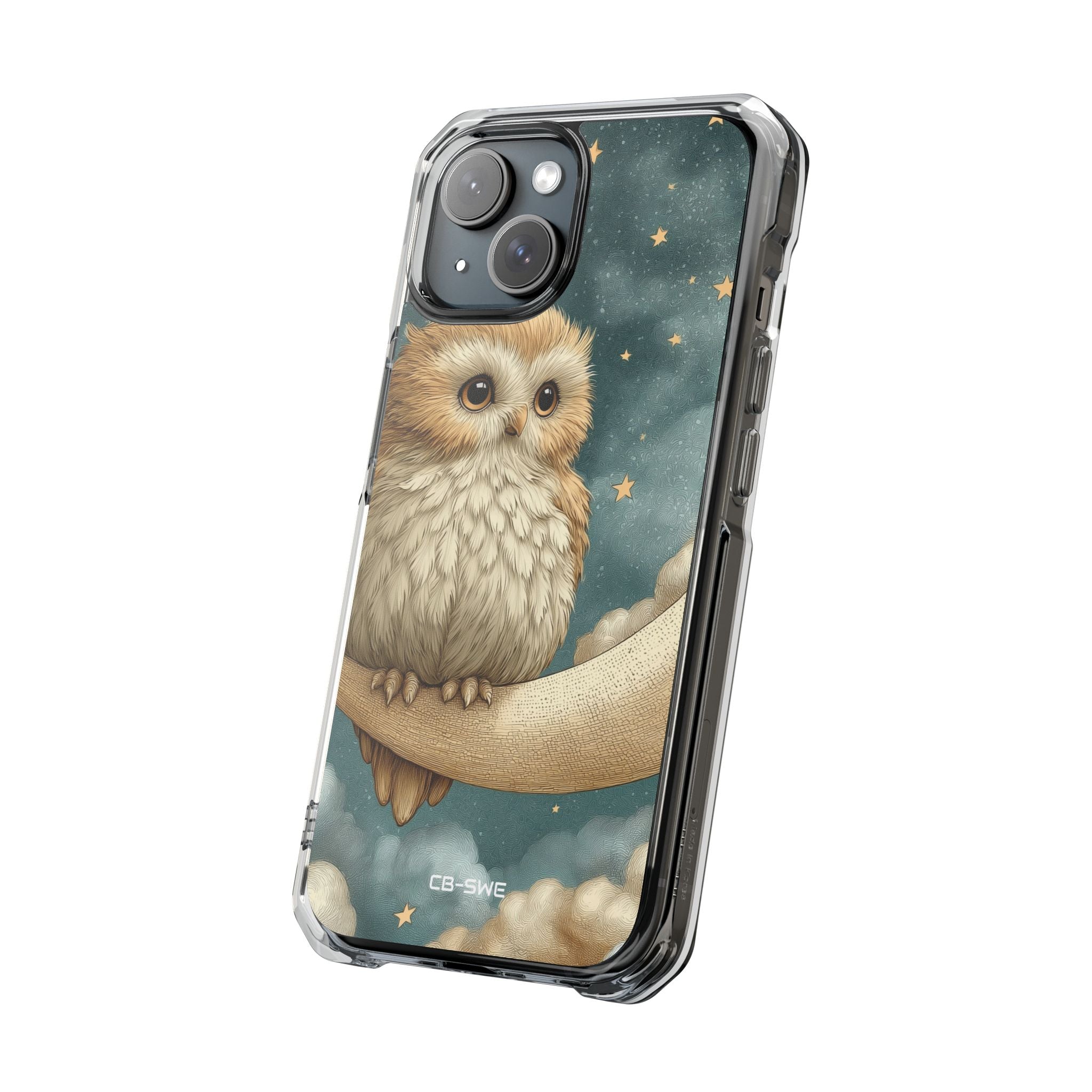 Owls Nestle Moon iPhone Case - Impact
