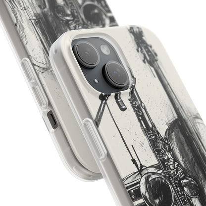 Jazz Instrument Line Symphony iPhone 15 - Flexi Phone Case