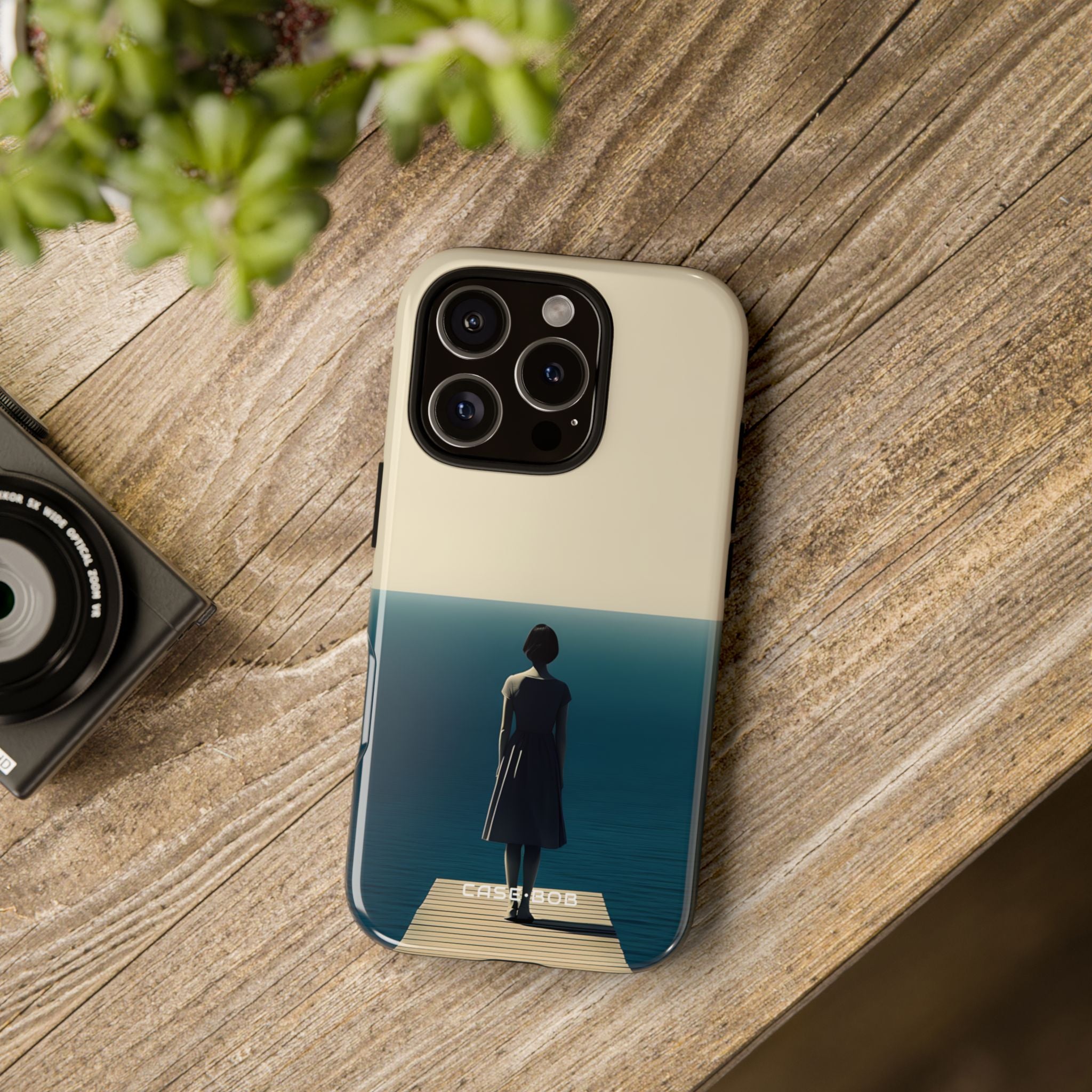 Dockside Silhouette iPhone 16 Pro Case - Tough
