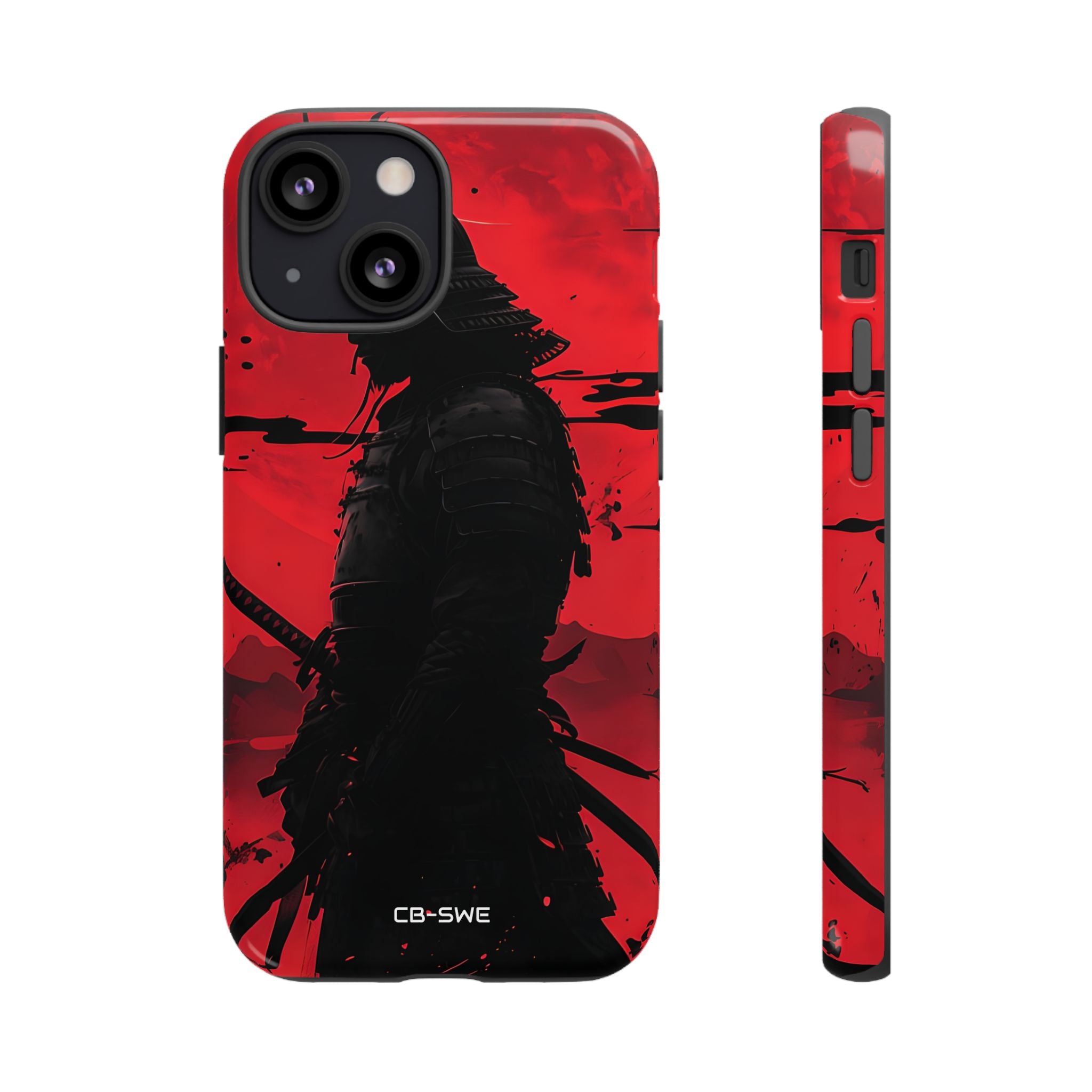 Red Samurai Shadow - iPhone Case