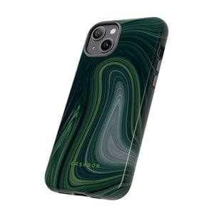 Green Marble - Protective Phone Case