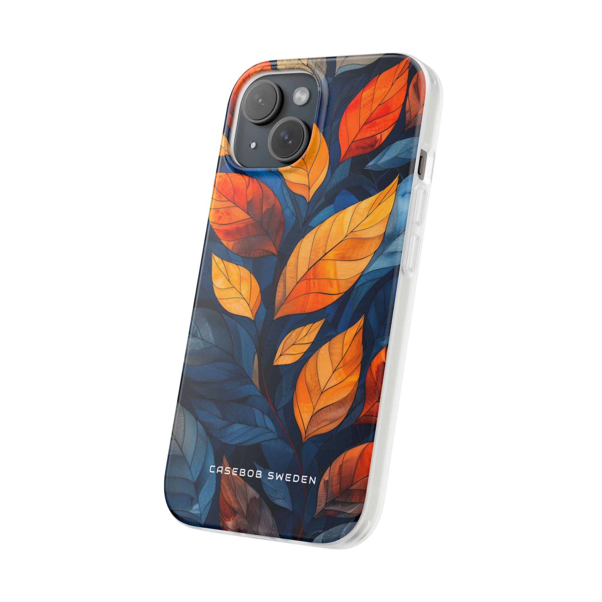 Stained Glass Blossoms iPhone 15 - Flexi Phone Case