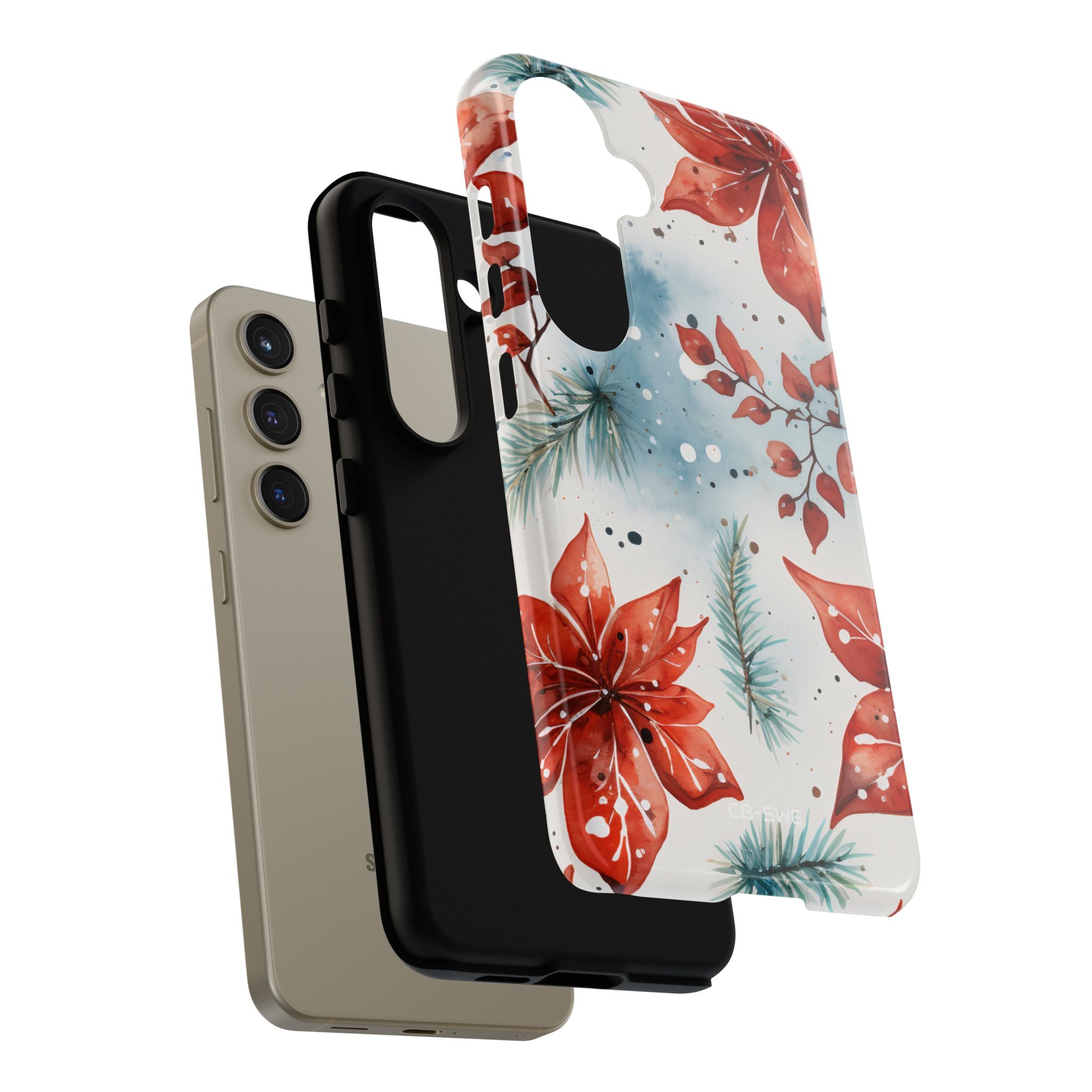 Poinsettias Bloom Bright - Samsung Case