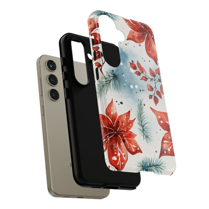 Poinsettias Bloom Bright - Samsung Case