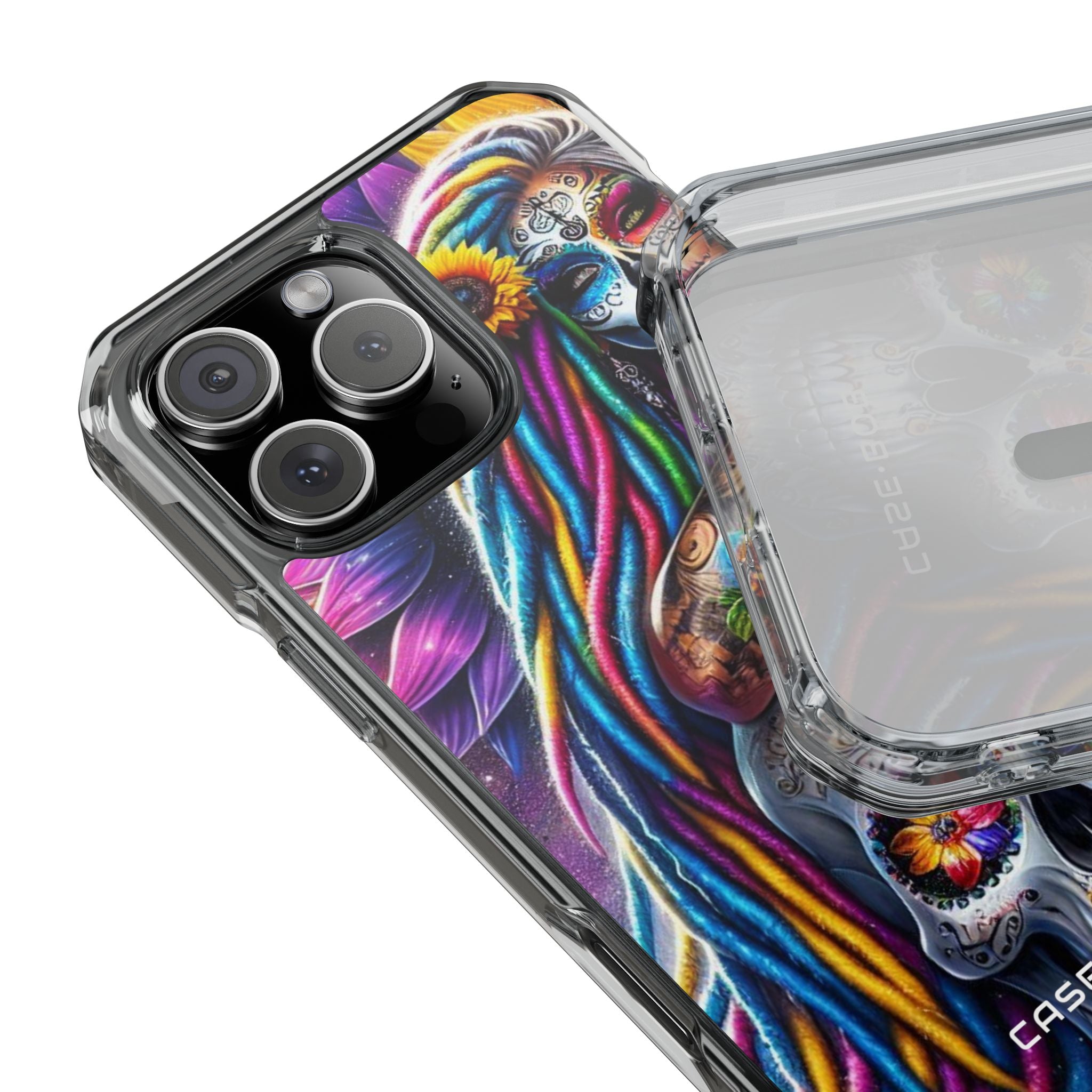 Sunflower Skull Glow iPhone 16 Pro Max Case - Impact