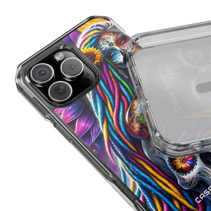 Sunflower Skull Glow iPhone 16 Pro Max Case - Impact