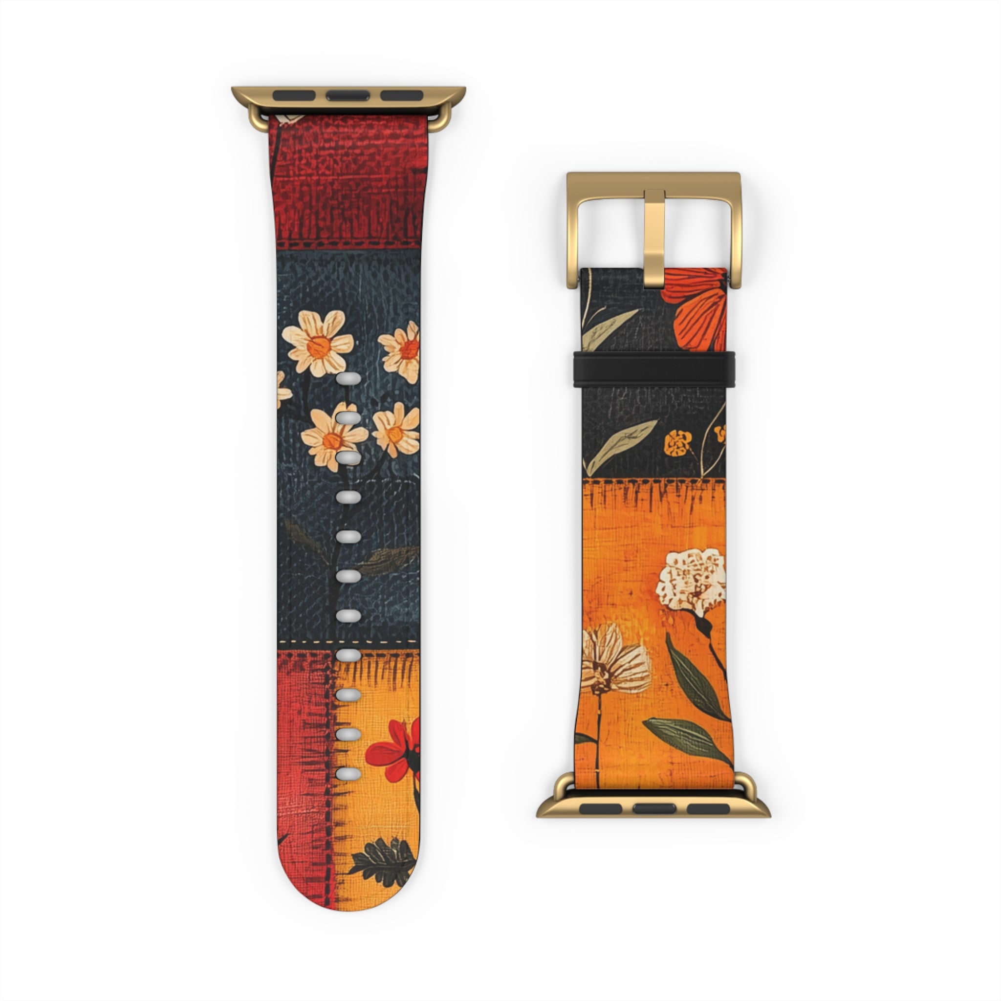 Patchwork Blooms - Watch Band