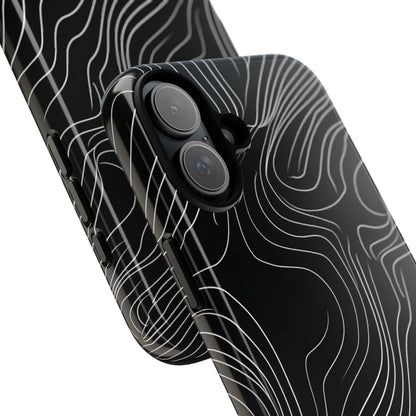 Contour Waveform Flow iPhone 16 - Tough Phone Case