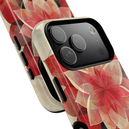 Crimson Bloom iPhone 17 Pro Case - Tough+