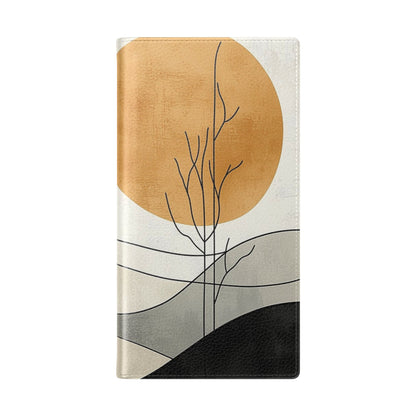 Orange Eclipse Trees - Samsung S23 Ultra Case - Wallet