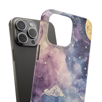 Dreamy Celestial Night - Slim iPhone 15 Phone Case