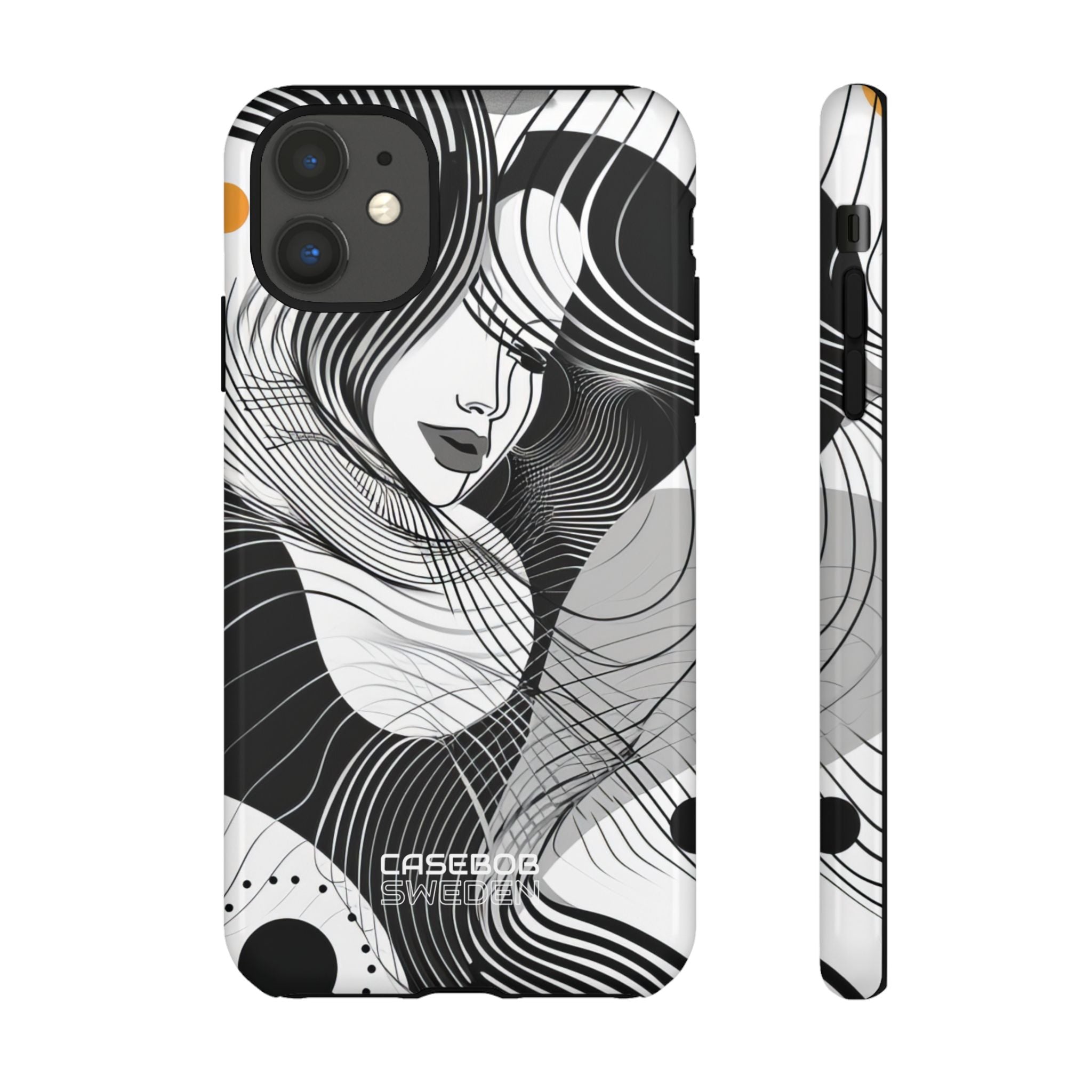 Orange Wave Motion iPhone 11 - Tough