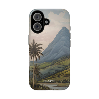 Tropical Serenity Landscape Palm Trees iPhone 16 - Tough