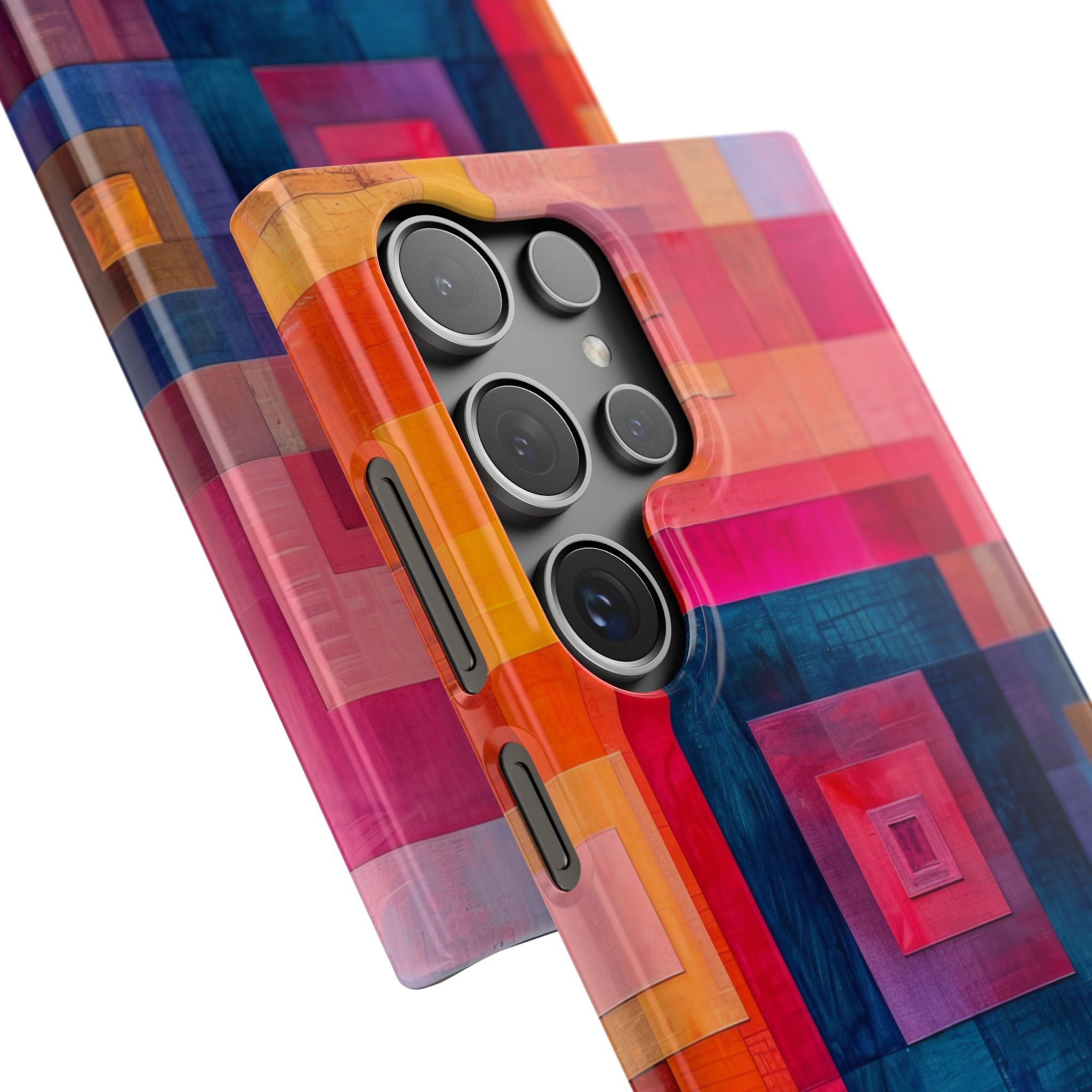 Vibrant Geometry - Slim Samsung S24 Phone Case