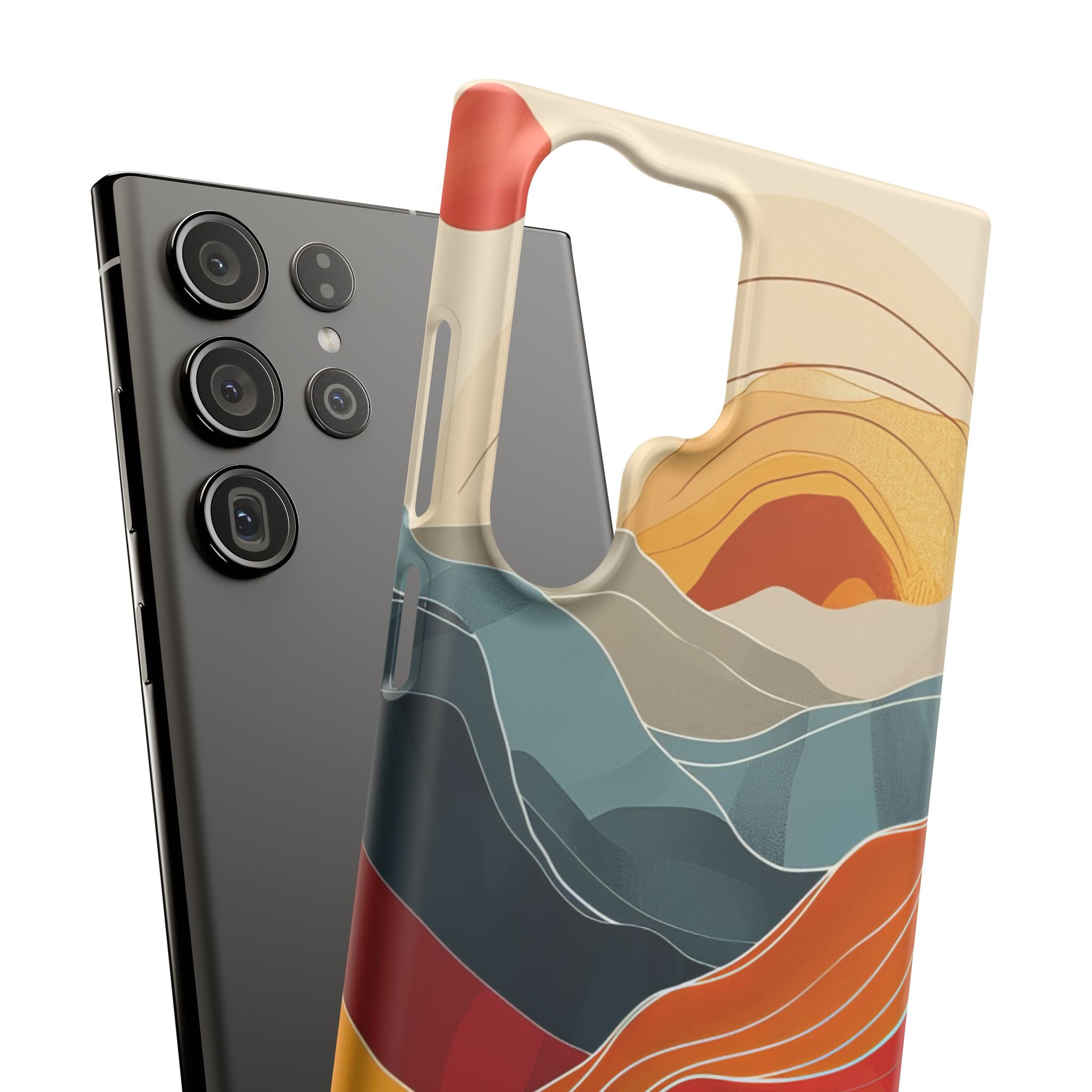 Harmonic Flow of Lines and Color Samsung S23 - Slim Phone Case