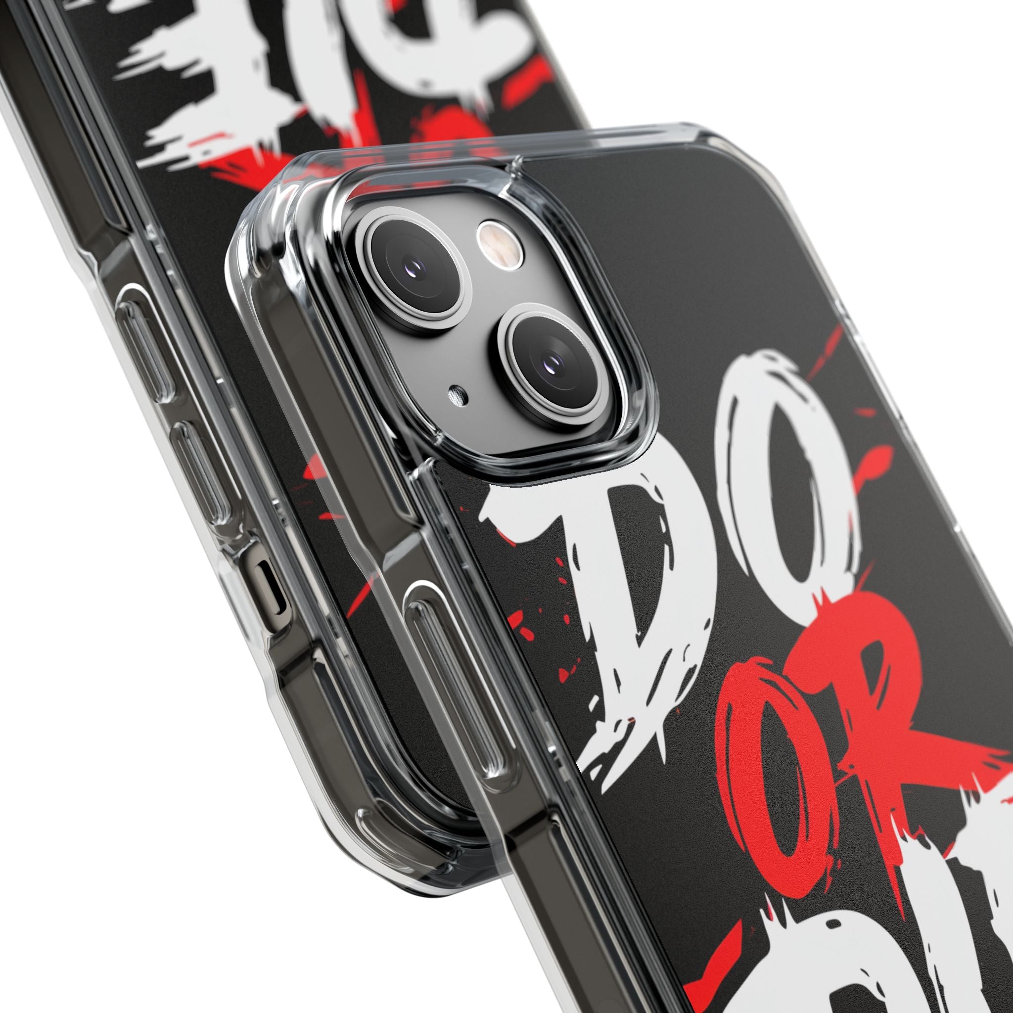 Intense Typography Contrast iPhone Case - Impact