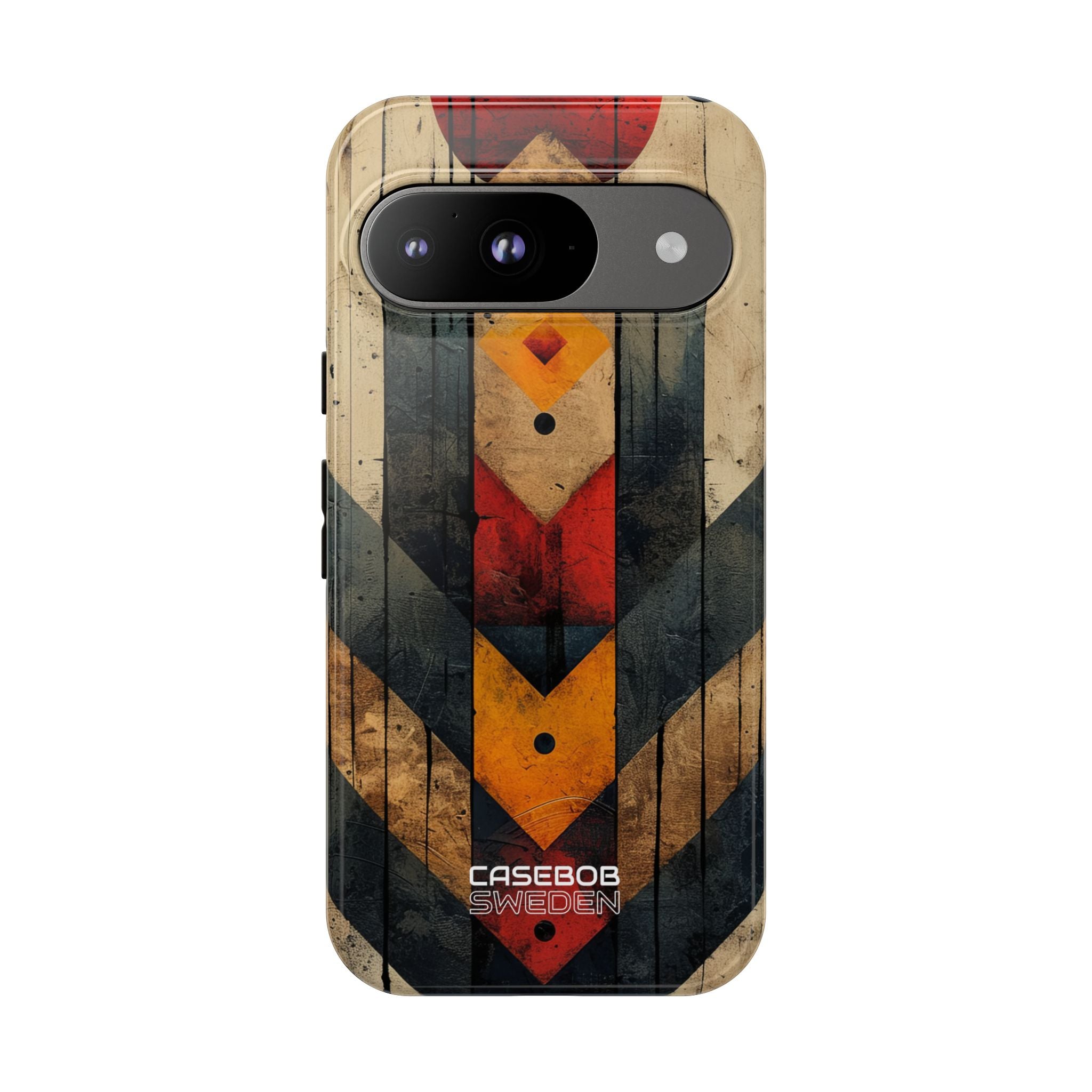 Geometric Fire Rise Google Pixel 9 - Resistente